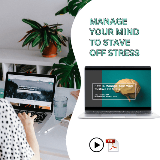 Mockup of workshop title slide on laptop screen overlaying lifestyle image of a person using a laptop on a desk. practical, neuroscience-based tools to reduce stress and regain control over your thoughts and emotions.
mindset-based strategies to manage stress lower stress levels enjoy a calmer, more balanced life how to manage stress
simple, neuroscience-based techniques  and strategies for stress management easy to implement.
