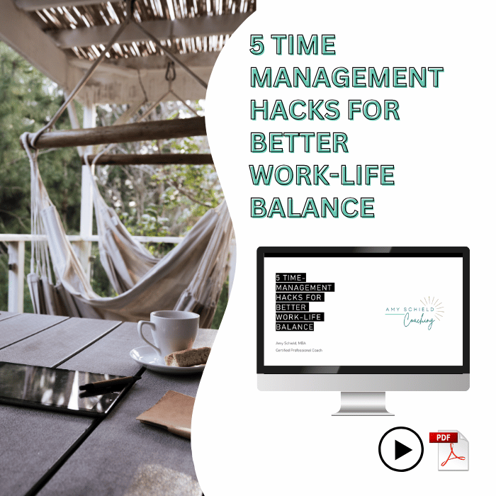 Learn how to plan and use your time more effectively, so you can be fully present at work and at home in this on-demand workshop. Handle interruptions and distractions more effectively. Improve your work-life balance so you can get more done and enjoy more time away from work. Mockup of workshop title slide.